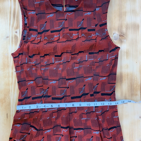 Opening Ceremony Geometric Print Fit and Flare Dress Sz 4 ASO TV - Picture 11 of 13